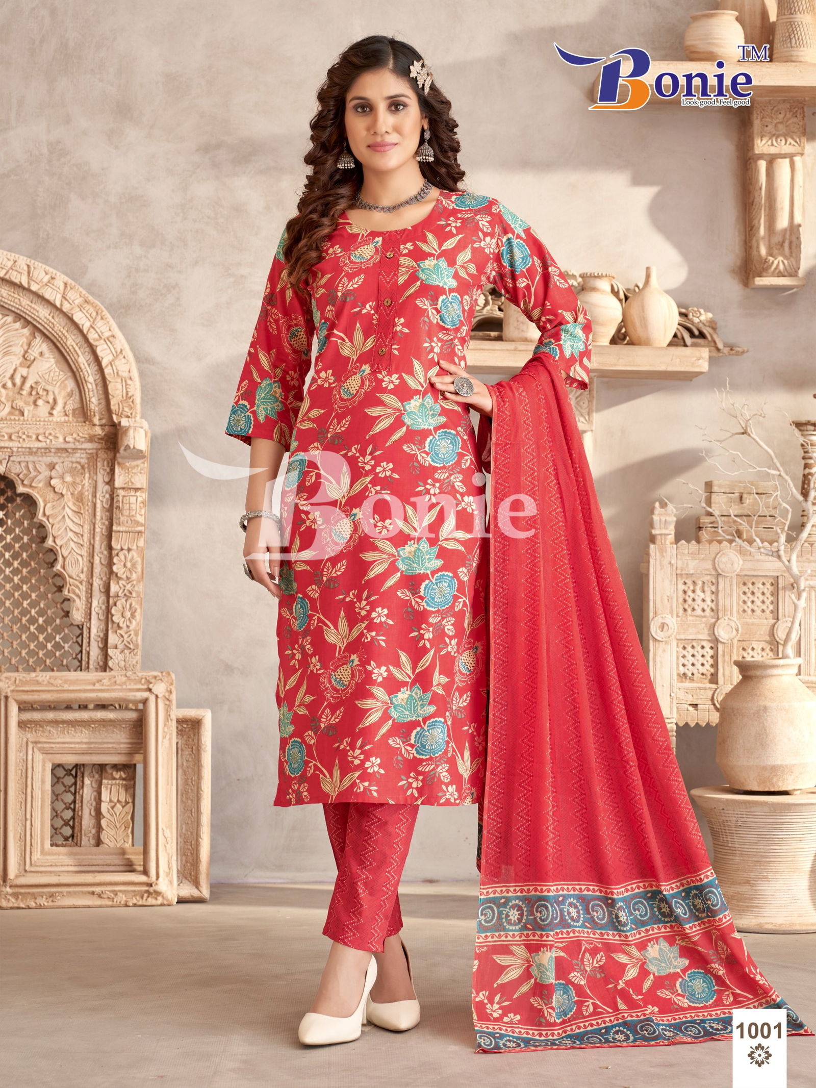 Cotton Candy By Bonie Printed Cotton Kurti With Bottom Dupatta Wholesale Shop In Surat